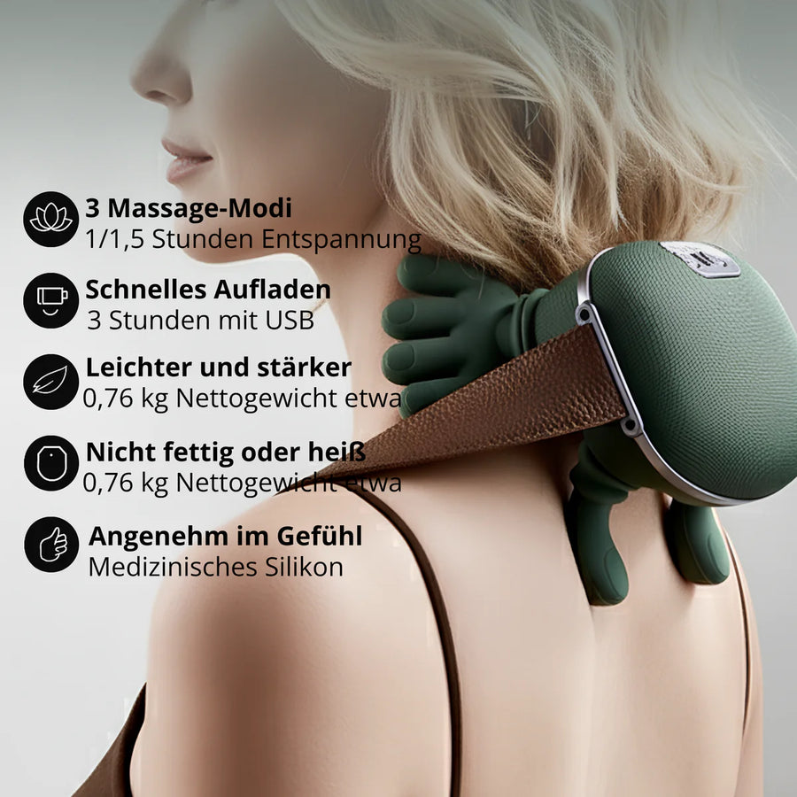 Elektrisches Massagegerät in der Anwendung